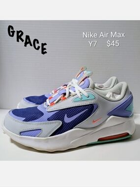 Nike Air Max - Kids Sneakers - Purple and White